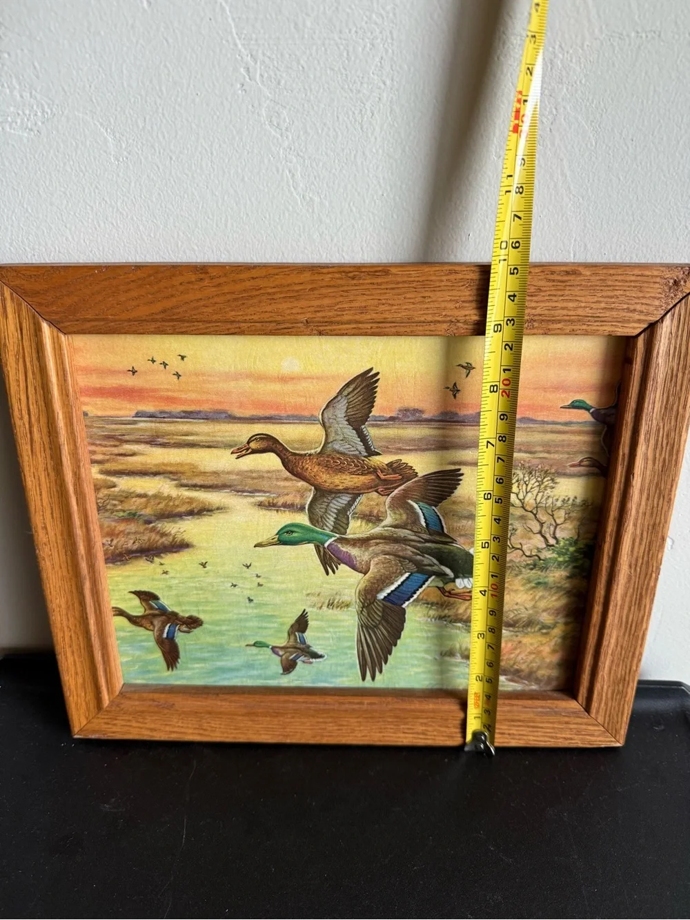Framed Ducks on the Wing by Emmett Watson Print